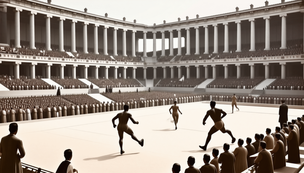 atraskite pirmosios modernios olimpinės žaidynės istoriją, svarbius įvykius ir jų reikšmę sporto pasaulyje.